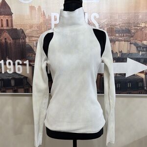 Topshop cut out Turtleneck Sweater